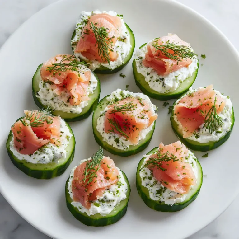 Bouchées fraîches concombre, Boursin et saumon fumé