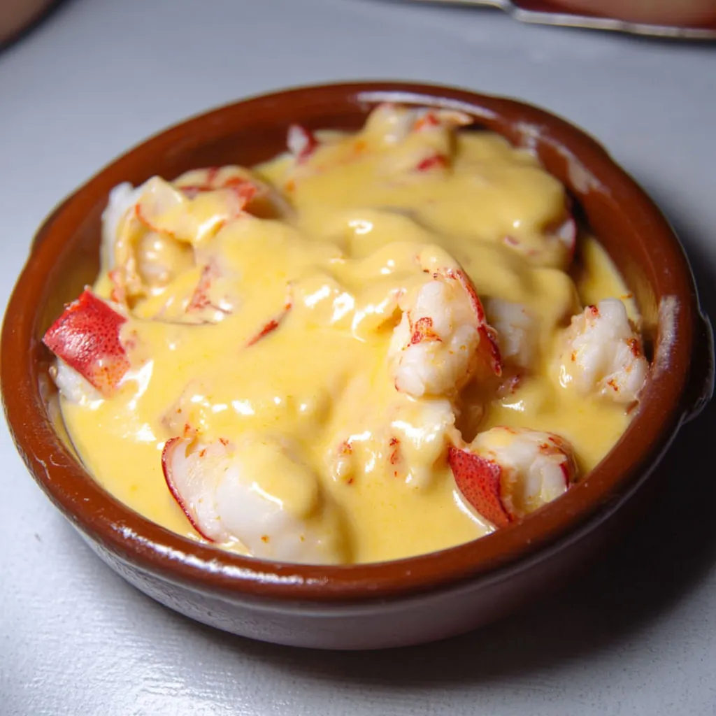 Cassolette gourmet : saint-jacques et homard fondants