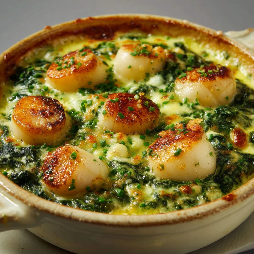 Cassolette Saint-Jacques épinards: Recette délicate et savoureuse