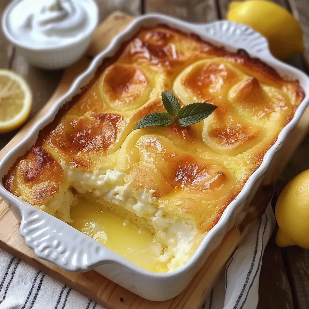 Cheesecake renversé au citron moelleux et savoureux