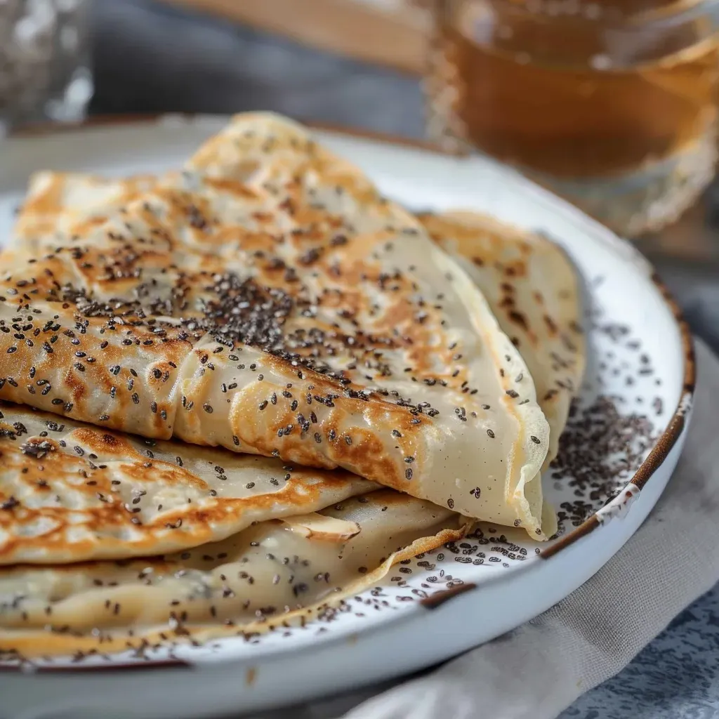 Crêpes gourmandes: recette originale avec lait d'amande et chia