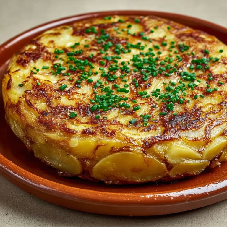 Délicieuse Tortilla Espagnole aux Pommes de Terre et Oignons
