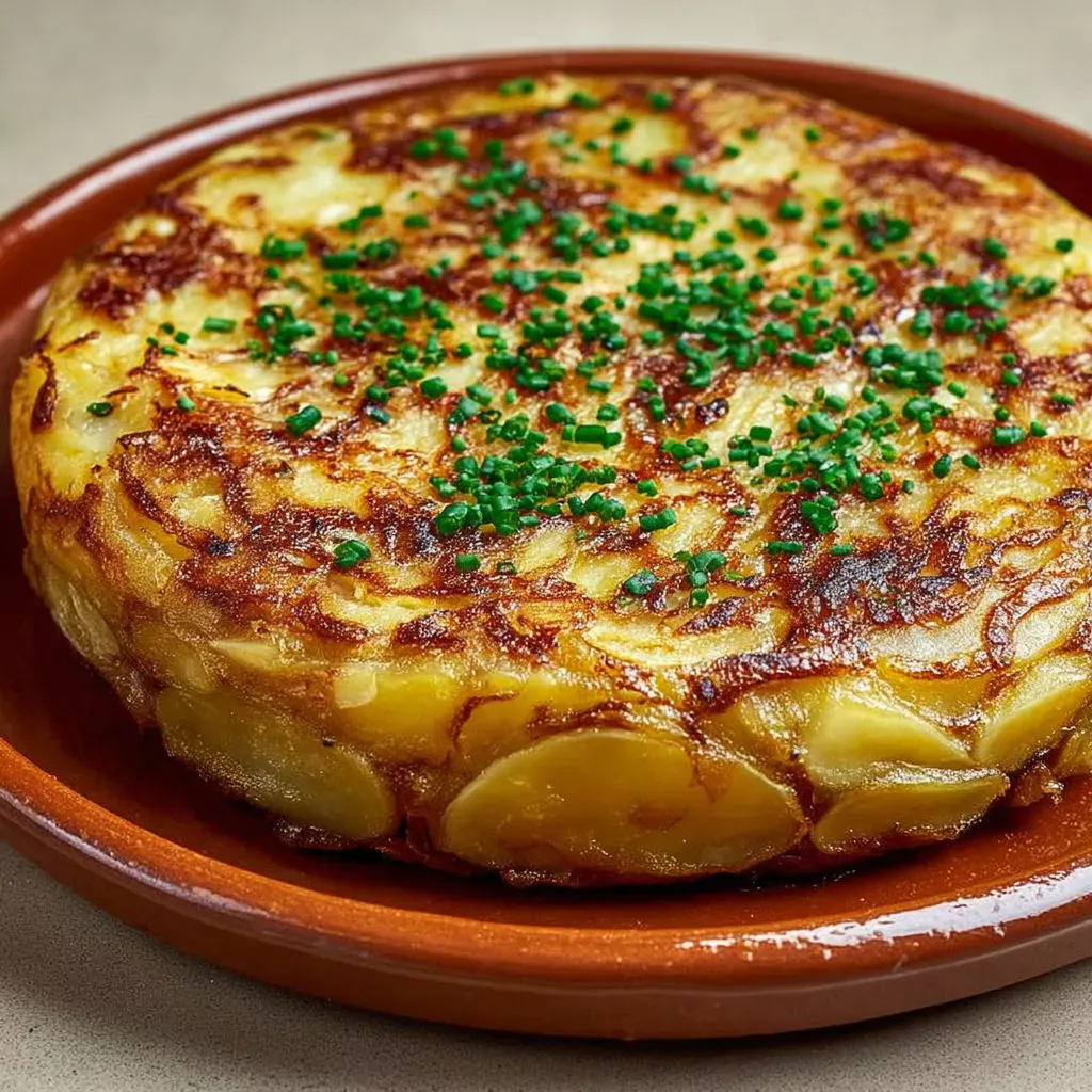 Délicieuse Tortilla Espagnole aux Pommes de Terre et Oignons