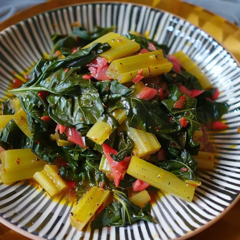 Délicieuses Blettes Végétariennes aux Épices Indiennes