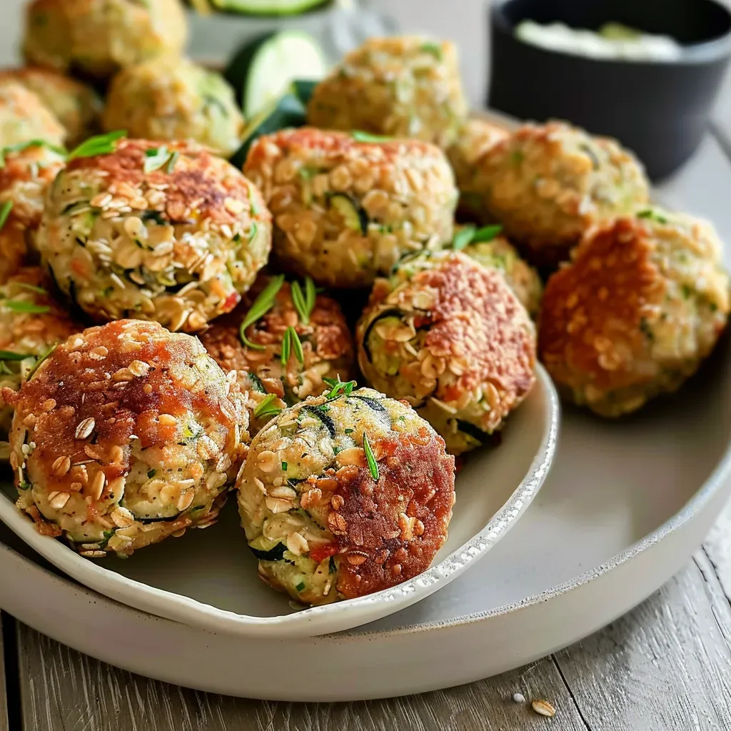 Délicieuses boulettes courgette avoine : recette facile et saine