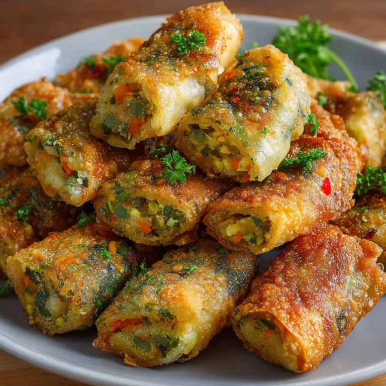 Délicieuses briouates croustillantes aux légumes frais