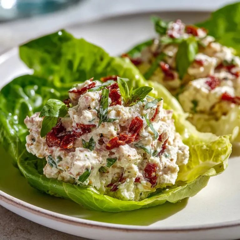 Délicieuses coupelles: laitue, jambon, ricotta et pesto