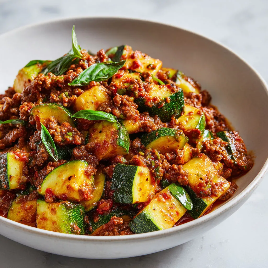 Délicieuses Courgettes Bolognaise: Fondantes et Parfumées