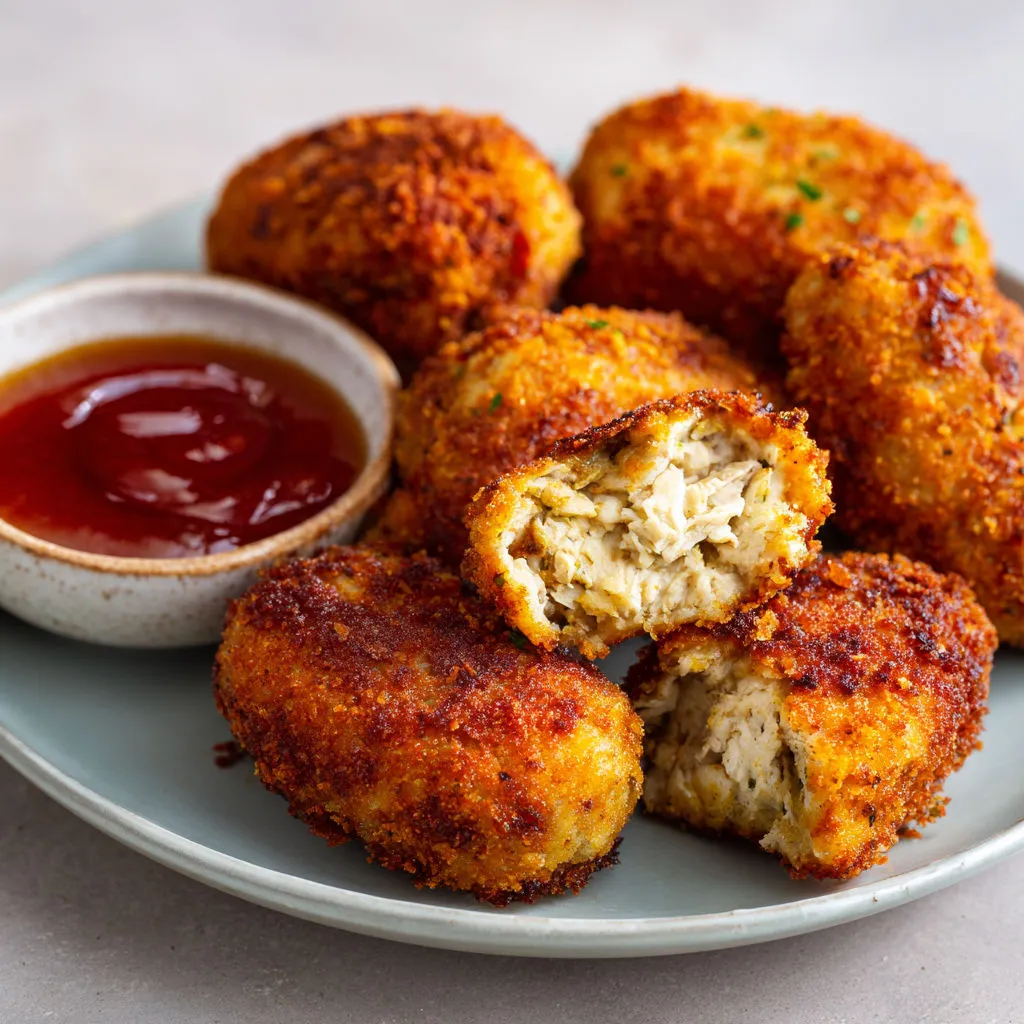 Délicieuses croquettes de poulet : recette simple et savoureuse