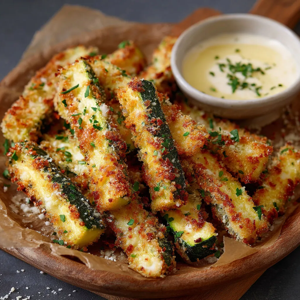 Délicieuses frites de courgettes croustillantes: recette facile et rapide