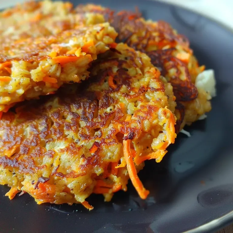 Délicieuses Galettes Carottes et Avoine: Recette Santé Facile