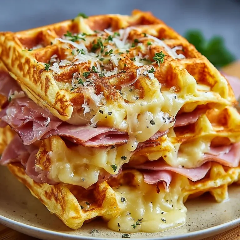 Délicieuses Gaufres Jambon Fromage Moelleuses: Recette Simple et Rapide