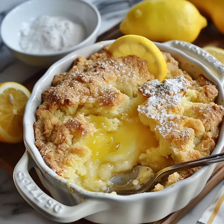 Délicieux cobbler citron : recette rapide et facile