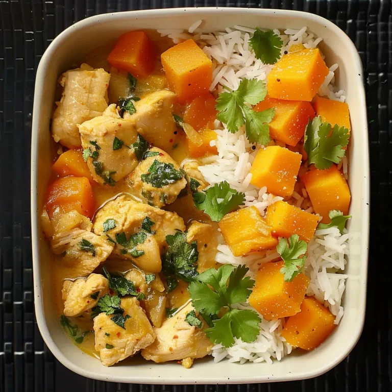 Délicieux Curry de Poulet et Butternut : Recette Facile