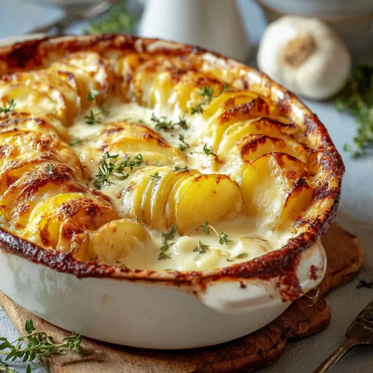 Délicieux Gratin de Pommes de Terre au Fromage