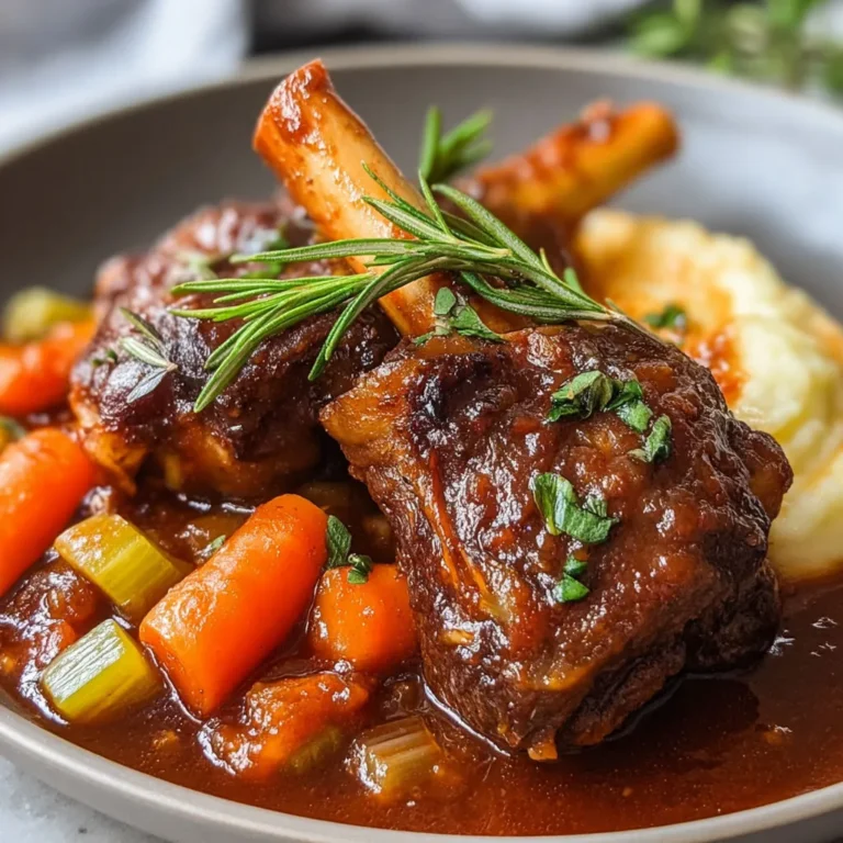 Délicieux jarrets d'agneau mijotés : recette savoureuse et tendre