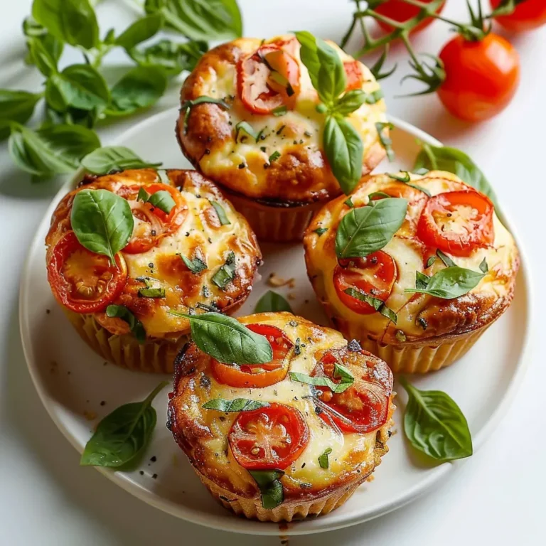 Délicieux muffins au fromage mozzarella et tomates séchées
