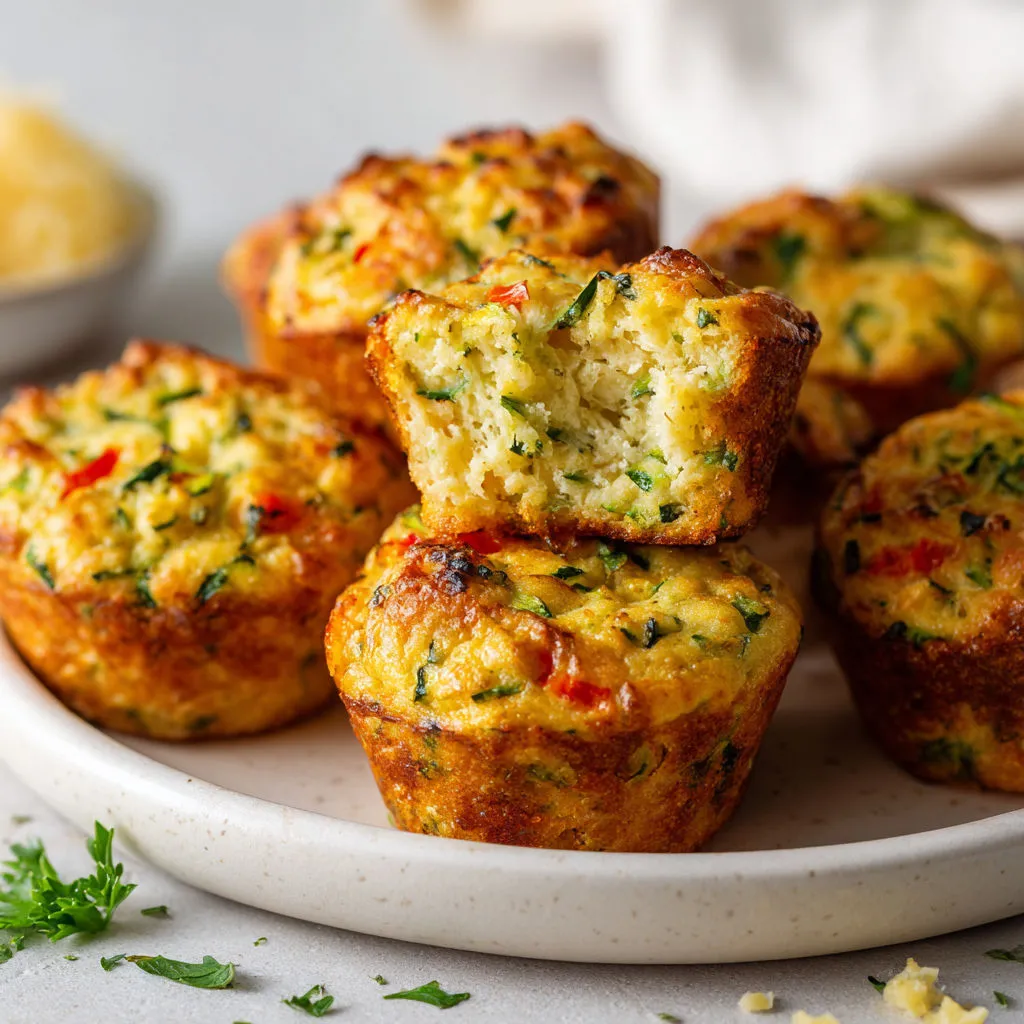 Délicieux muffins courgette au fromage : recette facile et gourmande