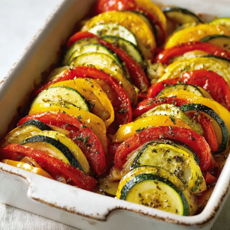 Délicieux tian de courgettes aux saveurs variées