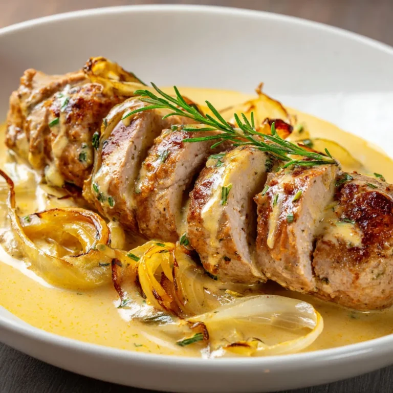 Filet de porc exotique au lait de coco succulent