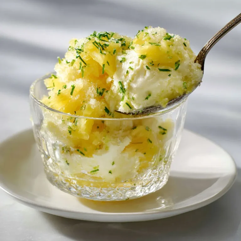Recette de glace exotique à l'ananas, vanille et lime