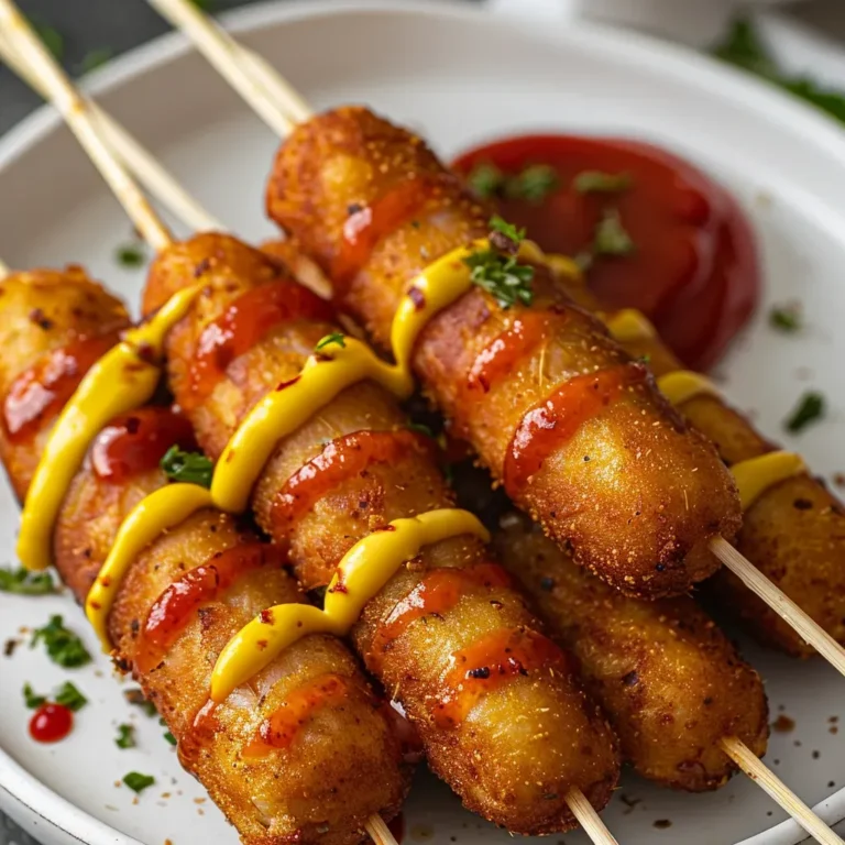 Recette facile pour des corn dogs croustillants et savoureux