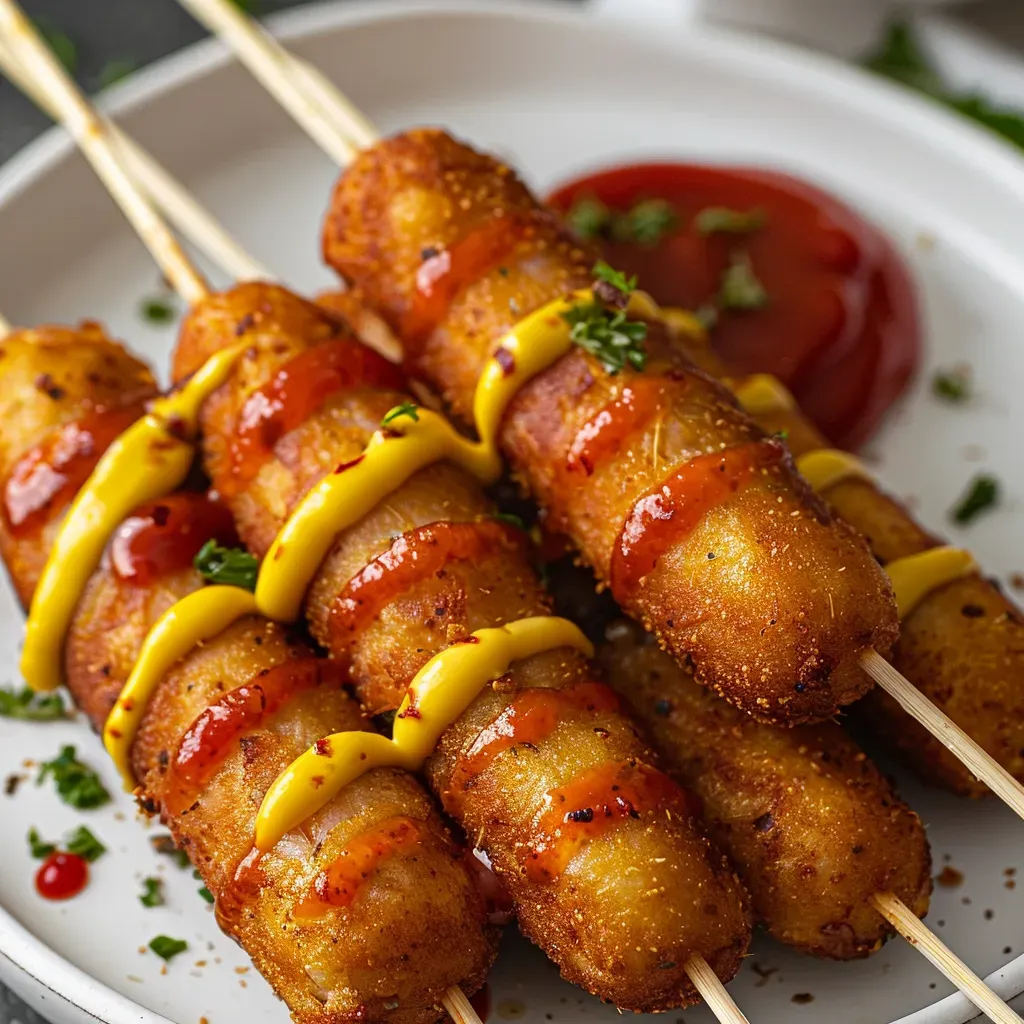 Recette facile pour des corn dogs croustillants et savoureux