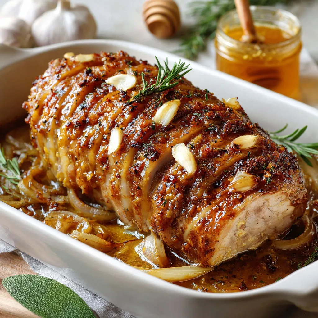 Rôti de Porc Miel Moutarde : Recette Succulente et Facile