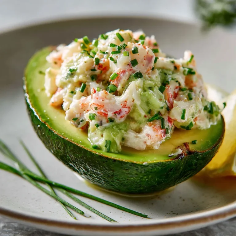 Salade avocat farci aux crevettes : recette onctueuse et savoureuse
