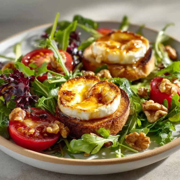 Salade chèvre chaud croquante : recette gourmande facile