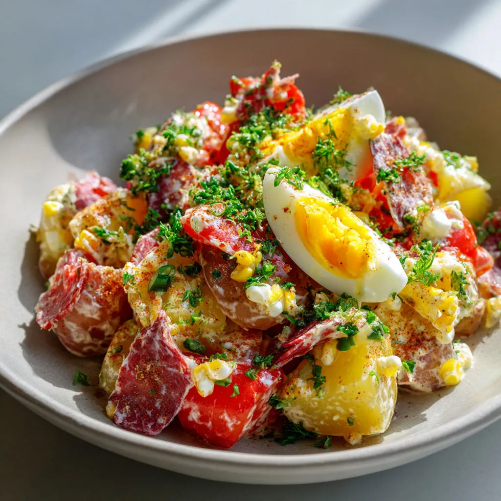 Salade pommes de terre piémontaise : recette savoureuse et simple