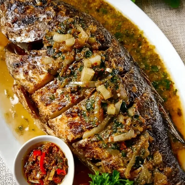 Succulent poisson braisé aux épices à la camerounaise
