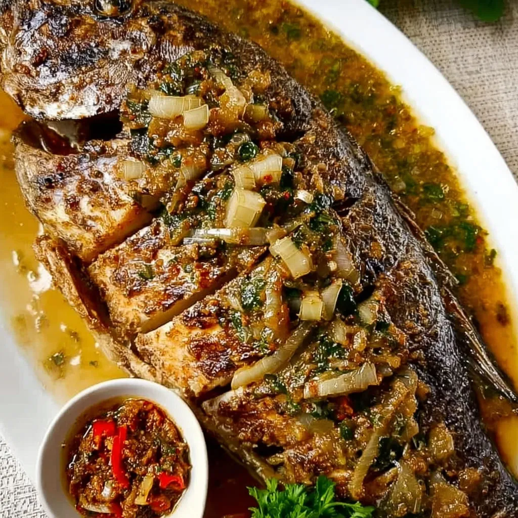 Succulent poisson braisé aux épices à la camerounaise