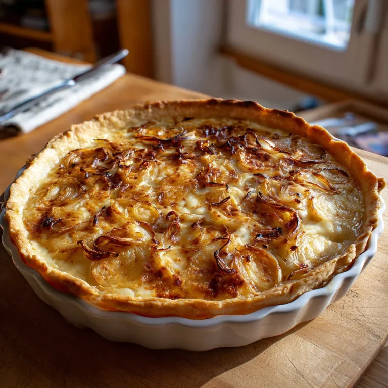 Tarte Oignon Reblochon: Recette Savoureuse à Découvrir !