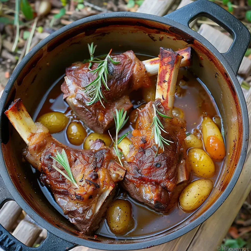 Agneau confit aux herbes : recette savoureuse et facile