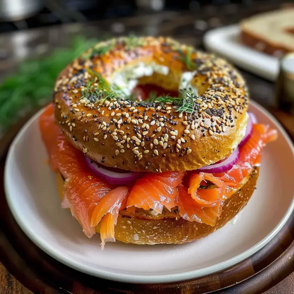 Bagel au saumon fumé: une recette savoureuse et facile