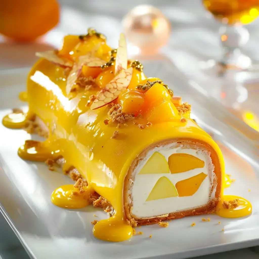 Bûche exotique: recette savoureuse et tropicale