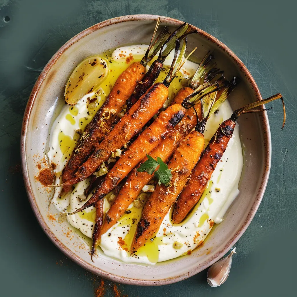 Carottes croustillantes au yaourt grec: une recette gourmande et saine