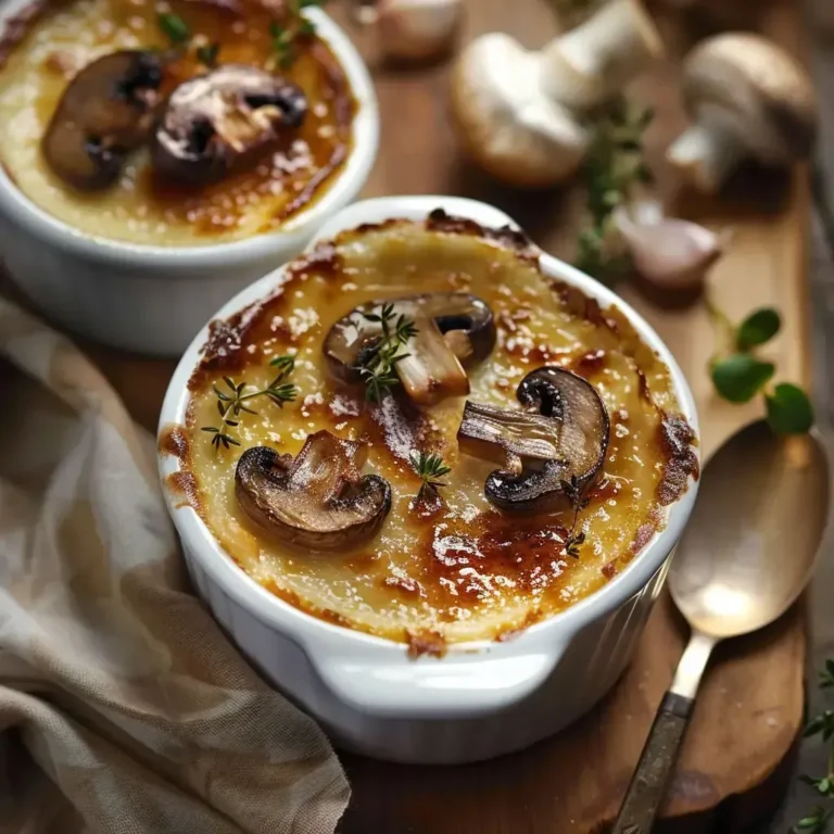Crèmes Salées aux Champignons: Recette Gourmande et Facile