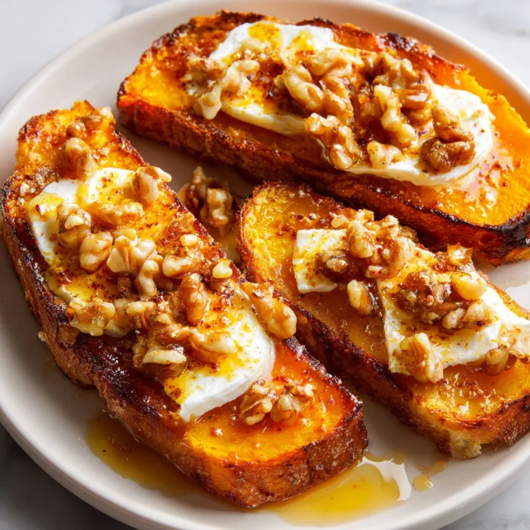 Délice automnal: Toast au butternut et camembert fondant