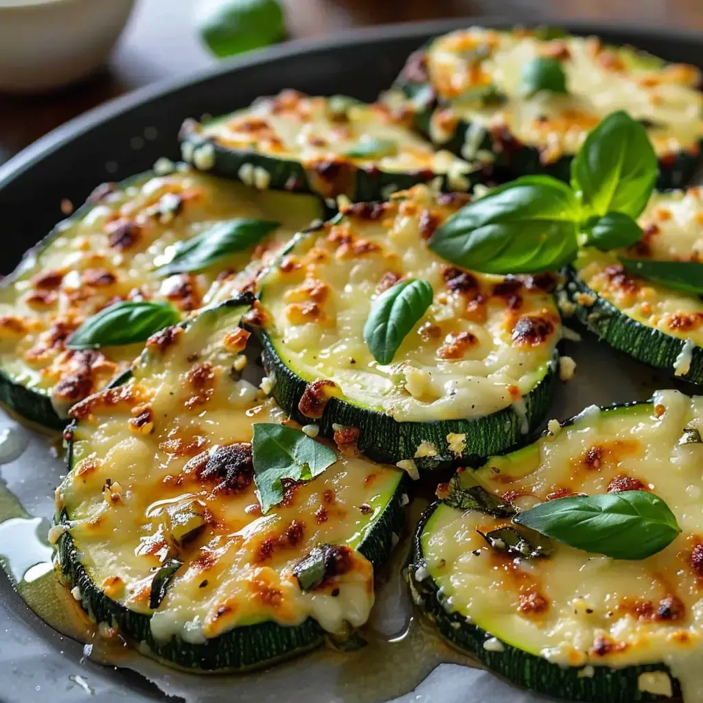 Délice de courgettes gratinées au fromage fondant