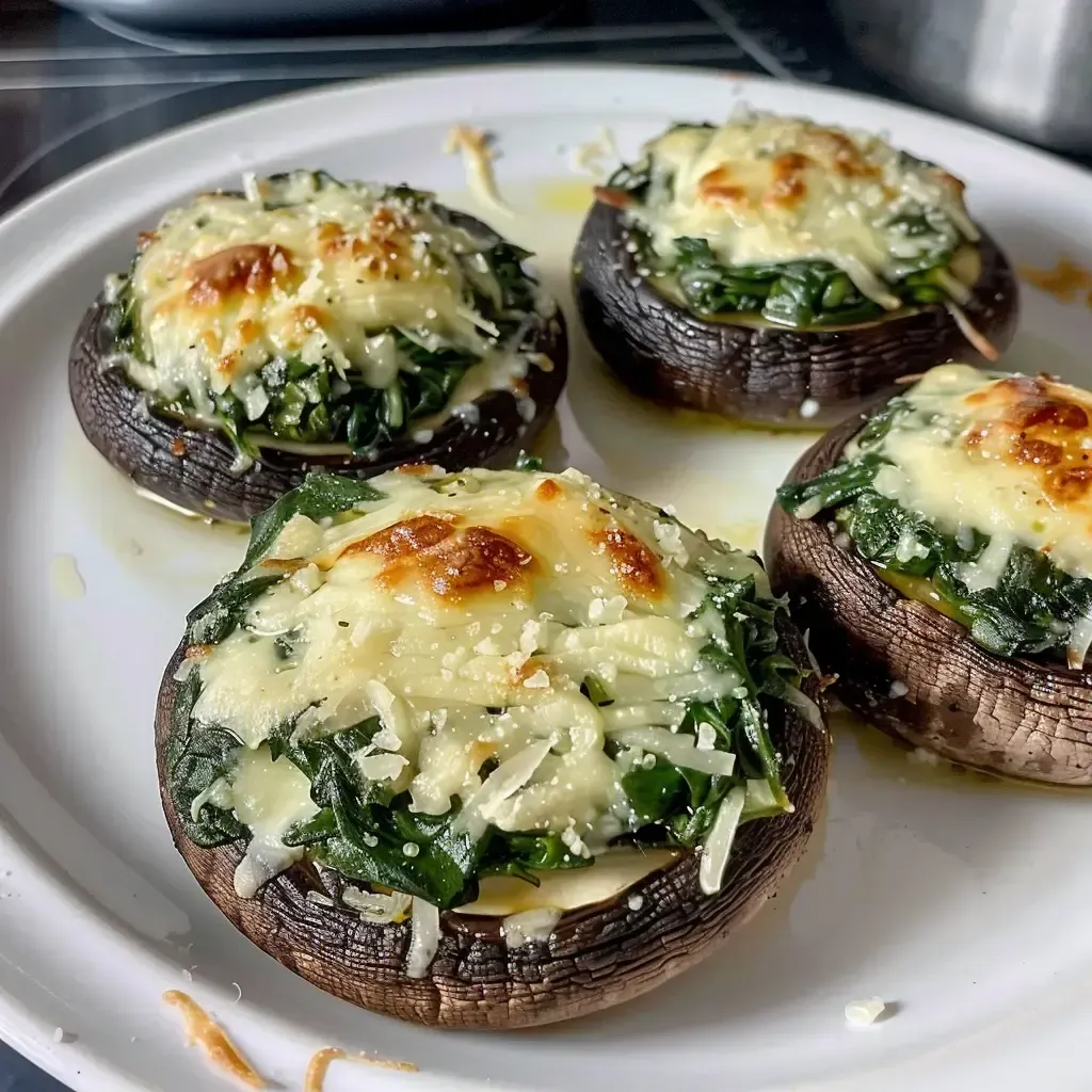 Délice de Portobello au fromage fondant