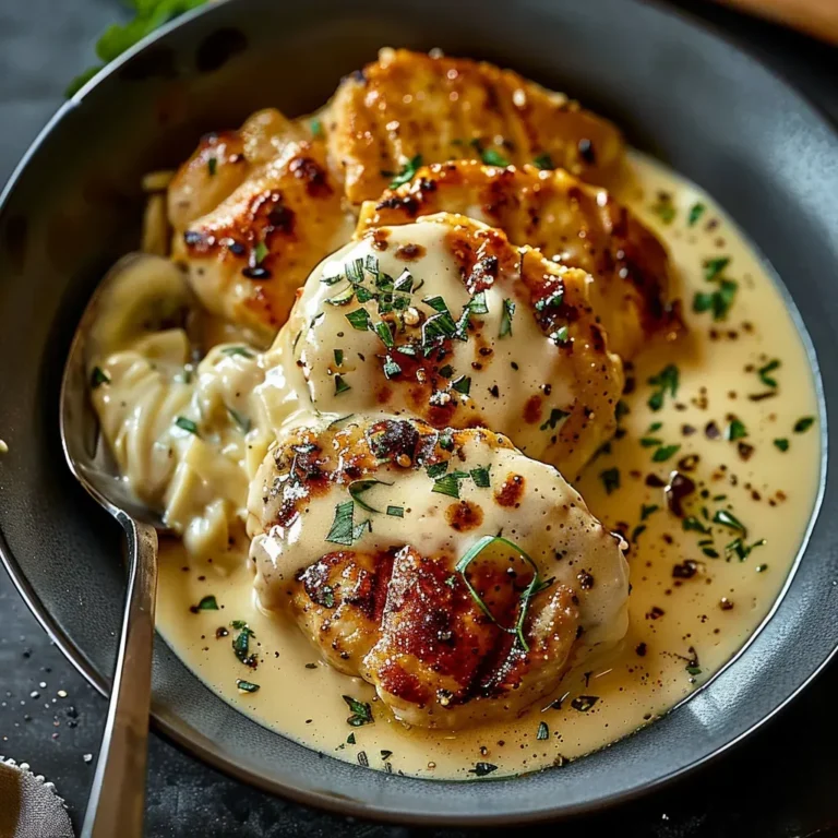 Délice de poulet crémeux à l'Asiago