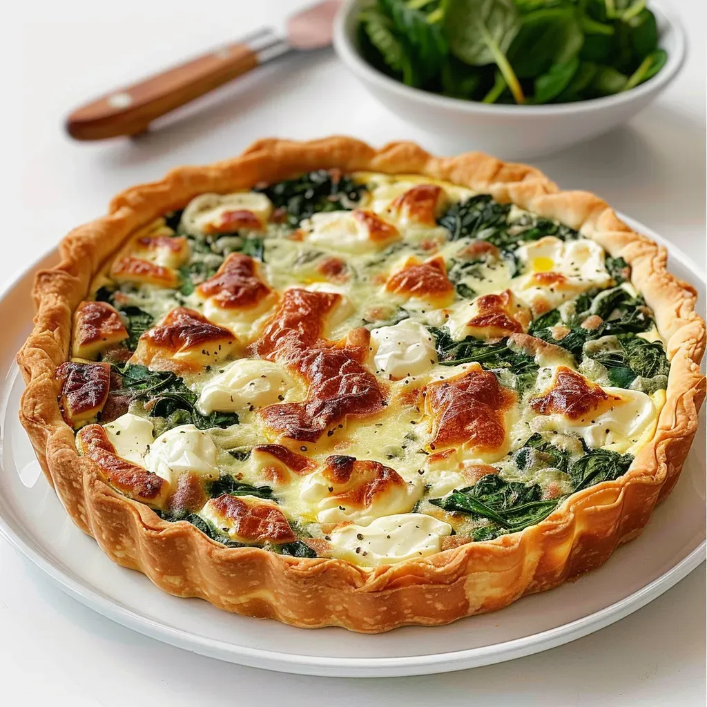 Délicieuse quiche épinards Boursin : recette crémeuse inratable