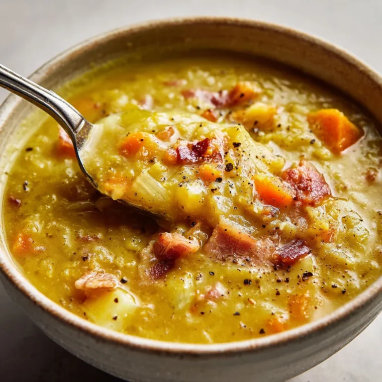 Délicieuse soupe pois cassés: recette réconfortante et facile.