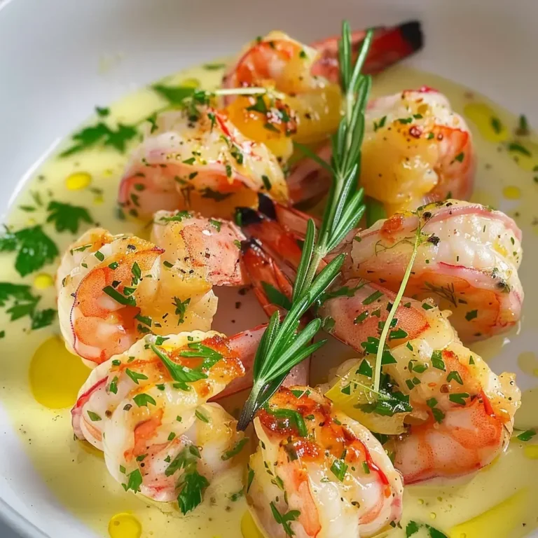 Délicieuses gambas sautées au beurre: recette facile et rapide