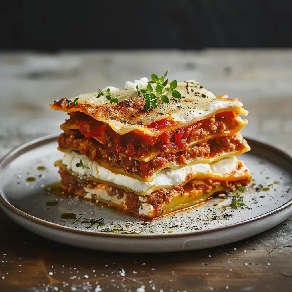 Délicieuses lasagnes végétariennes : un plat réconfortant et savoureux