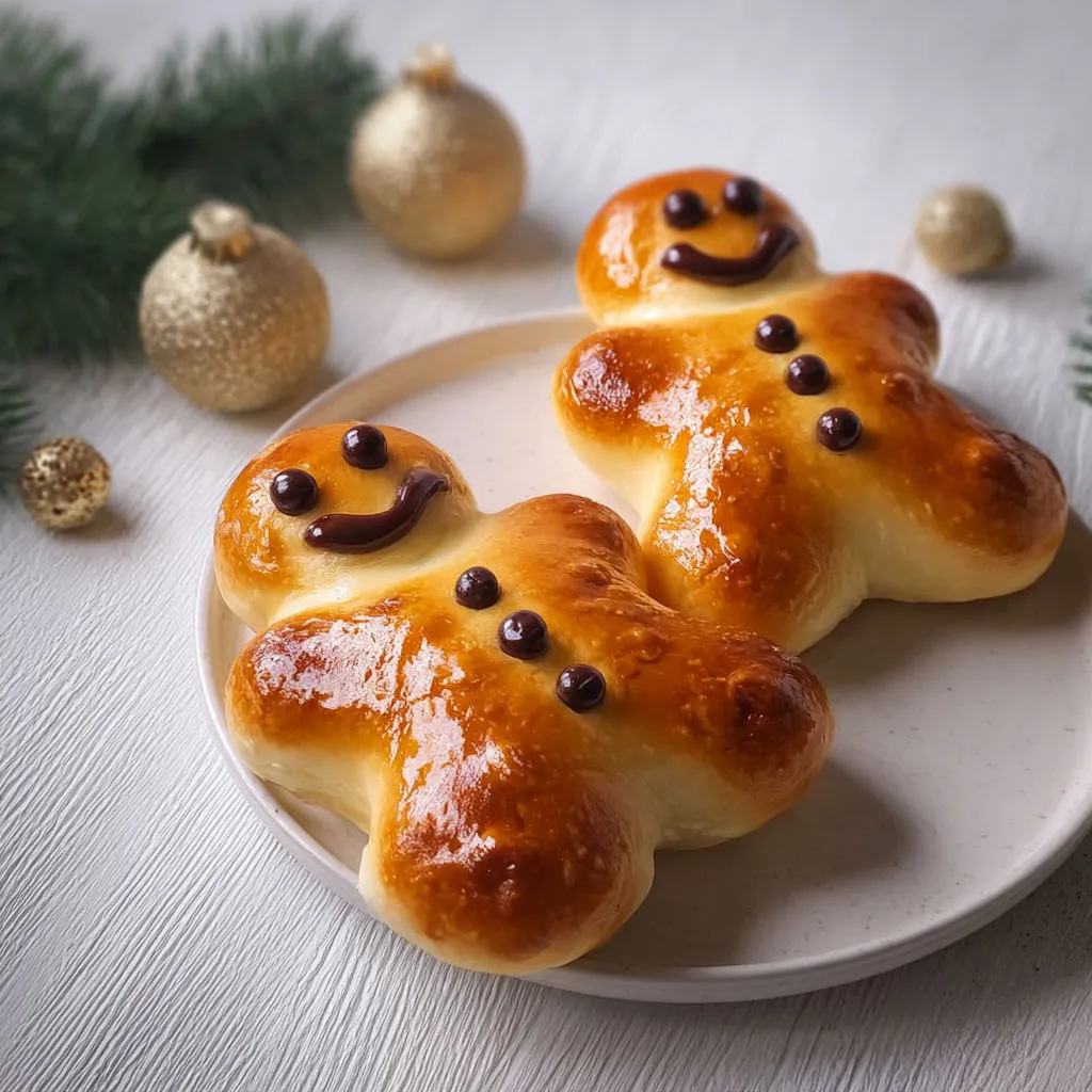 Délicieuses Manalas de Noël - Recette de Brioche Alsacienne