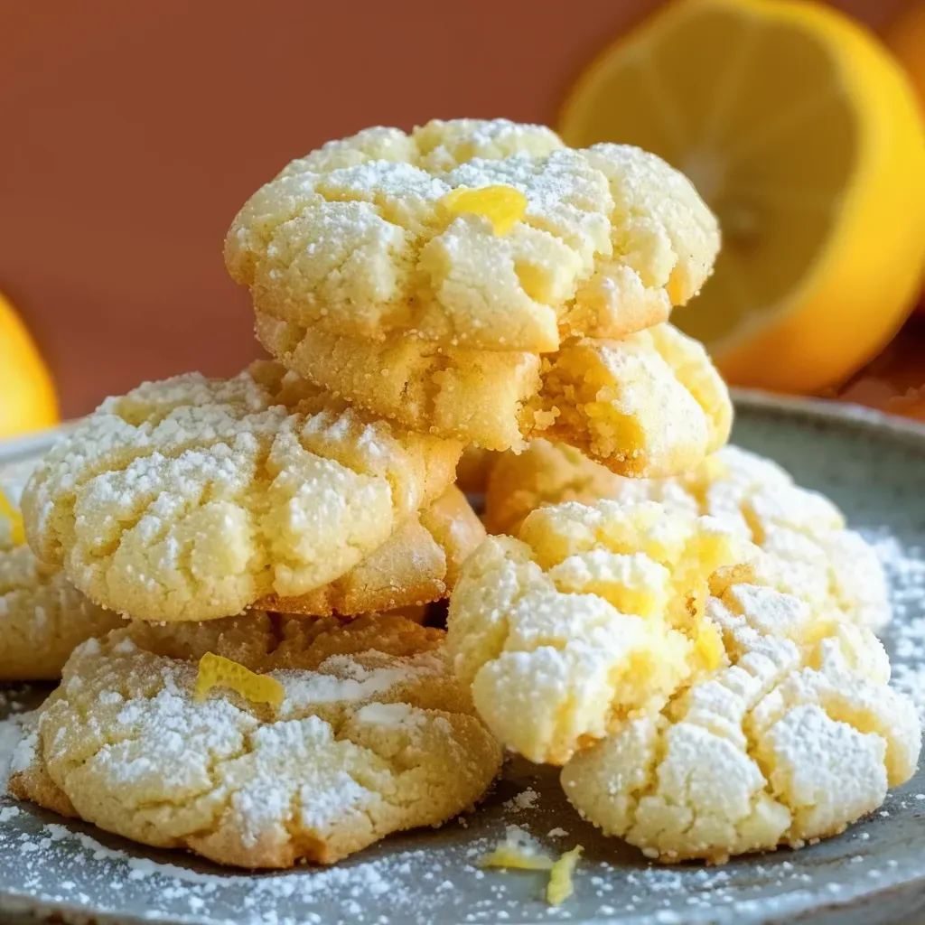 Délicieux Cookies Citron Prêts en 1 Minute