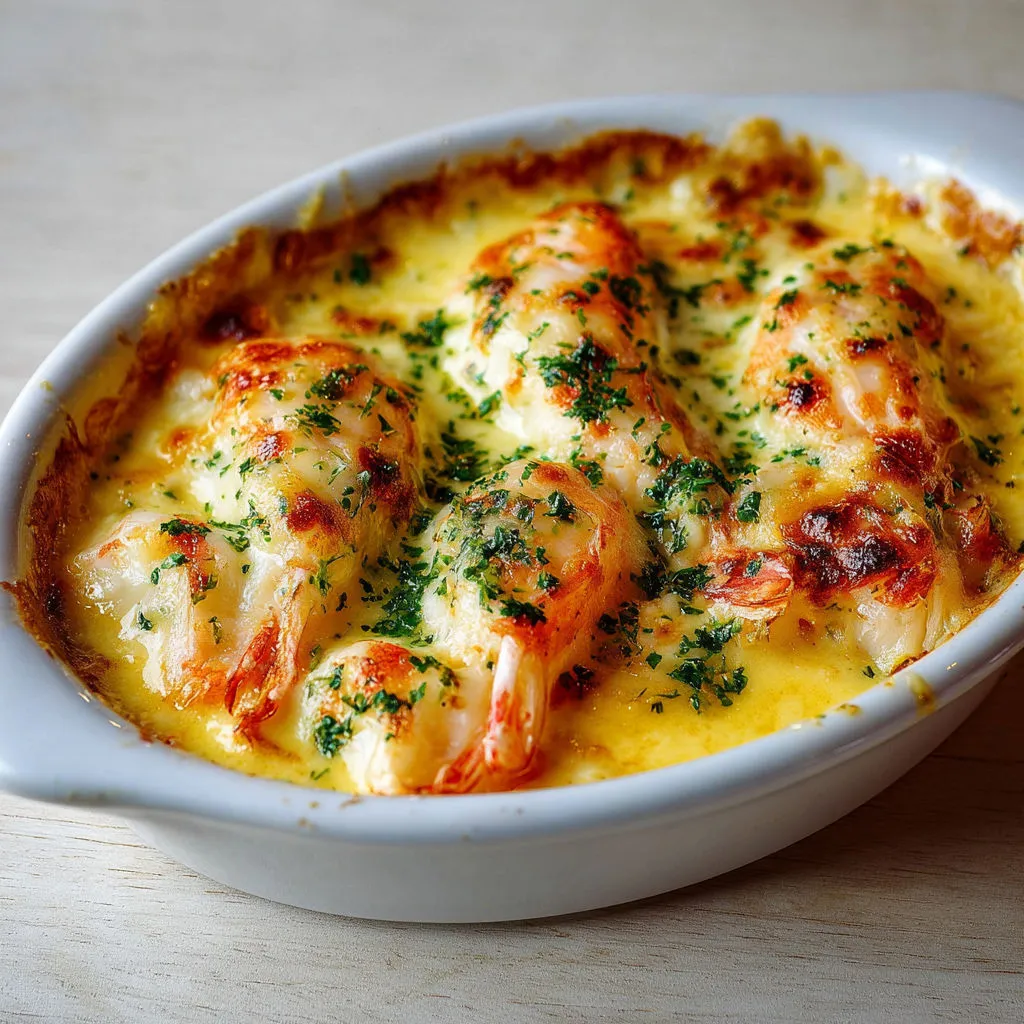 Délicieux gratin de langoustines au safran: recette facile!